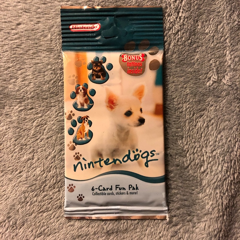 Brand New Sealed  Nintendogs Limited Edition Trading Cards